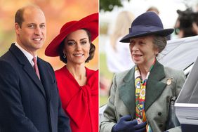 Prince William, Catherine, Princess of Wales and Princess Anne