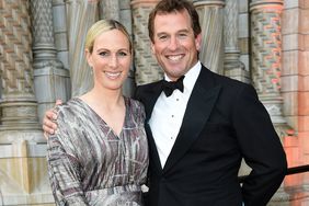 Zara Tindall and Peter Phillips attend the Tusk Ball 2022 at the Natural History Museum in honour of African conservation on May 19, 2022 in London, England.