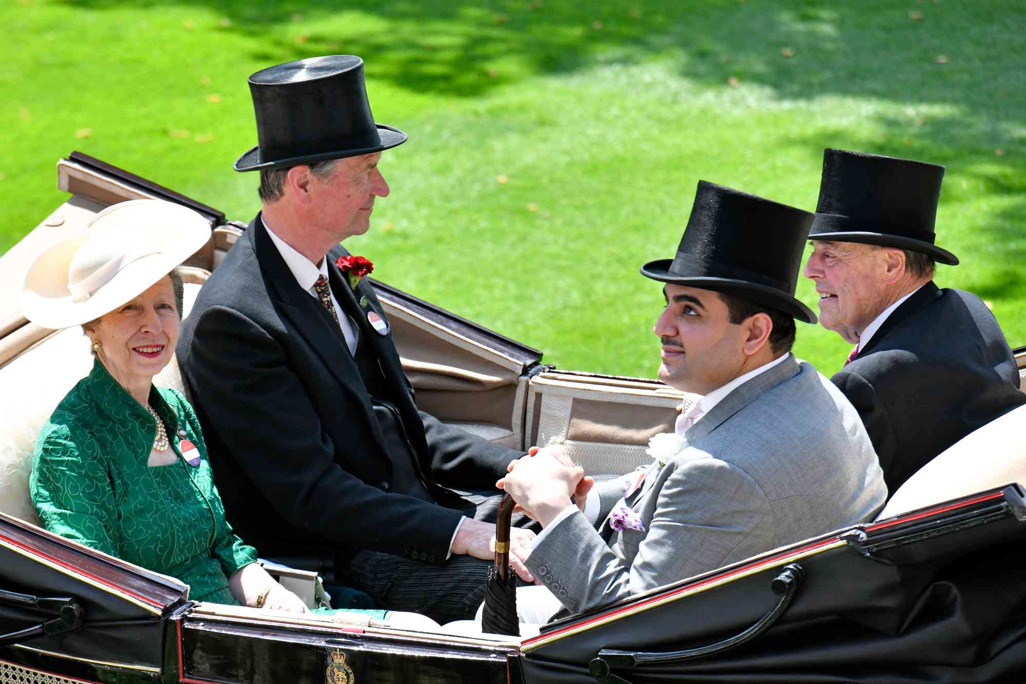 Princess Anne, Princess Royal attends day three of Royal Ascot 2023 at Ascot Racecourse on June 22, 2023