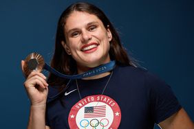 U.S. Olympians Ilona Maher poses for a photo at the USA House at Paris 2024 