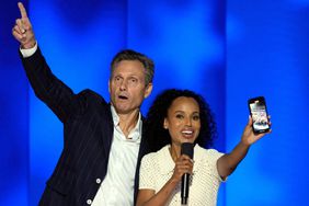 Tony Goldwyn and Kerry Washington chicago 08 22 24