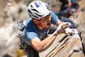 Keita Kurakami rock climbing 