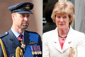 Prince William, Prince of Wales attends the Sovereign's Parade on behalf of King Charles III at the Royal Air Force College Cranwell on September 12, 2024 in Sleaford, England; Lady Sarah McCorquodale at the wedding reception for Alexander Fellowes