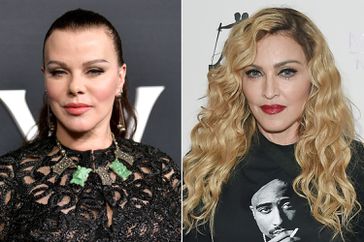 Debi Mazar attends NETFLIX IS A JOKE PRESENTS - Pentaverate Premiere + After Party ; Madonna arrives at the Marquee Nightclub at The Cosmopolitan of Las Vegas 