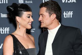 Katy Perry and Orlando Bloom attend the premiere of "The Cut" during the 2024 Toronto International Film Festival 