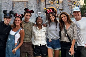 Kaira Gerber Celebrates Her 23rd Birthday at Disneyland with Parents Cindy Crawford and Rande Gerber