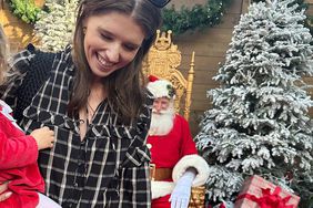 Katherine Schwarzenegger kids meet Santa