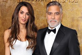 Amal Clooney and George Clooney at the Clooney Foundation For Justice's The Albies held at The New York Public Library