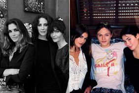 Cindy Crawford, Helena Christensen and Christy Turlington and their kids