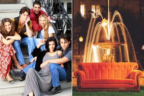 Jennifer Aniston as Rachel Green, Matthew Perry as Chandler Bing, David Schwimmer as Ross Geller, Lisa Kudrow as Phoebe Buffay, Matt LeBlanc as Joey Tribbiani, Courteney Cox as Monica Geller; Friends Experience Las Vegas