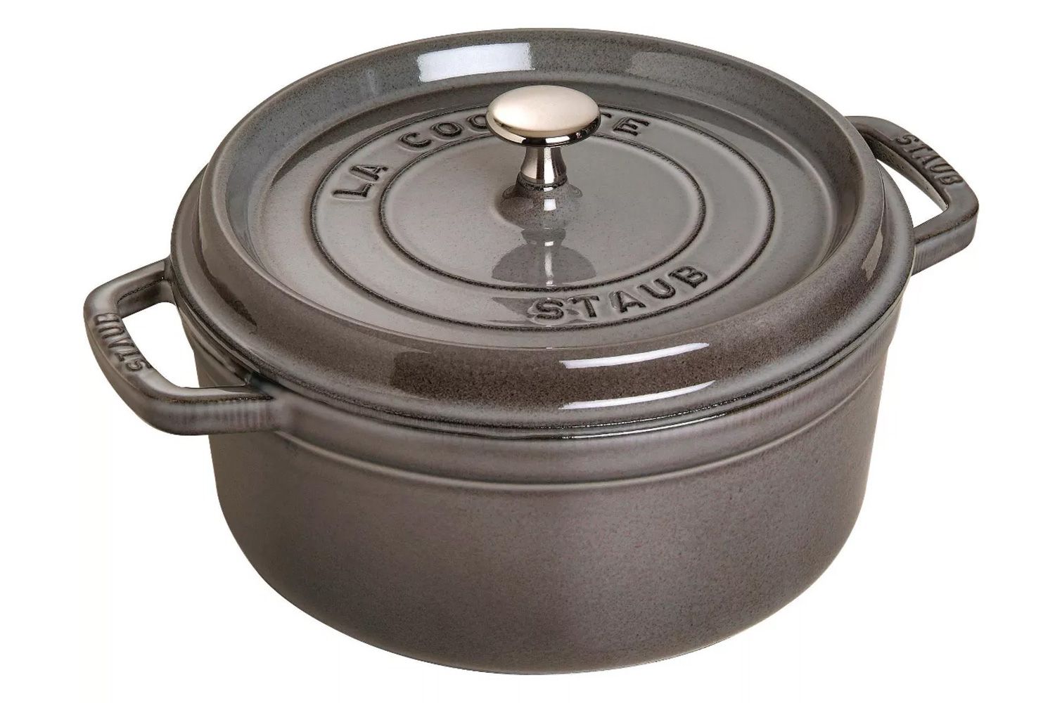 STAUB Cast Iron 9-qt Round Cocotte