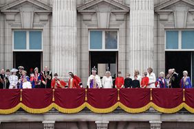 Members of the royal family; balcony; king charles coronation