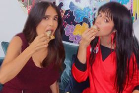 Salma Hayek and Camilla Cabello celebrating National Taco Day