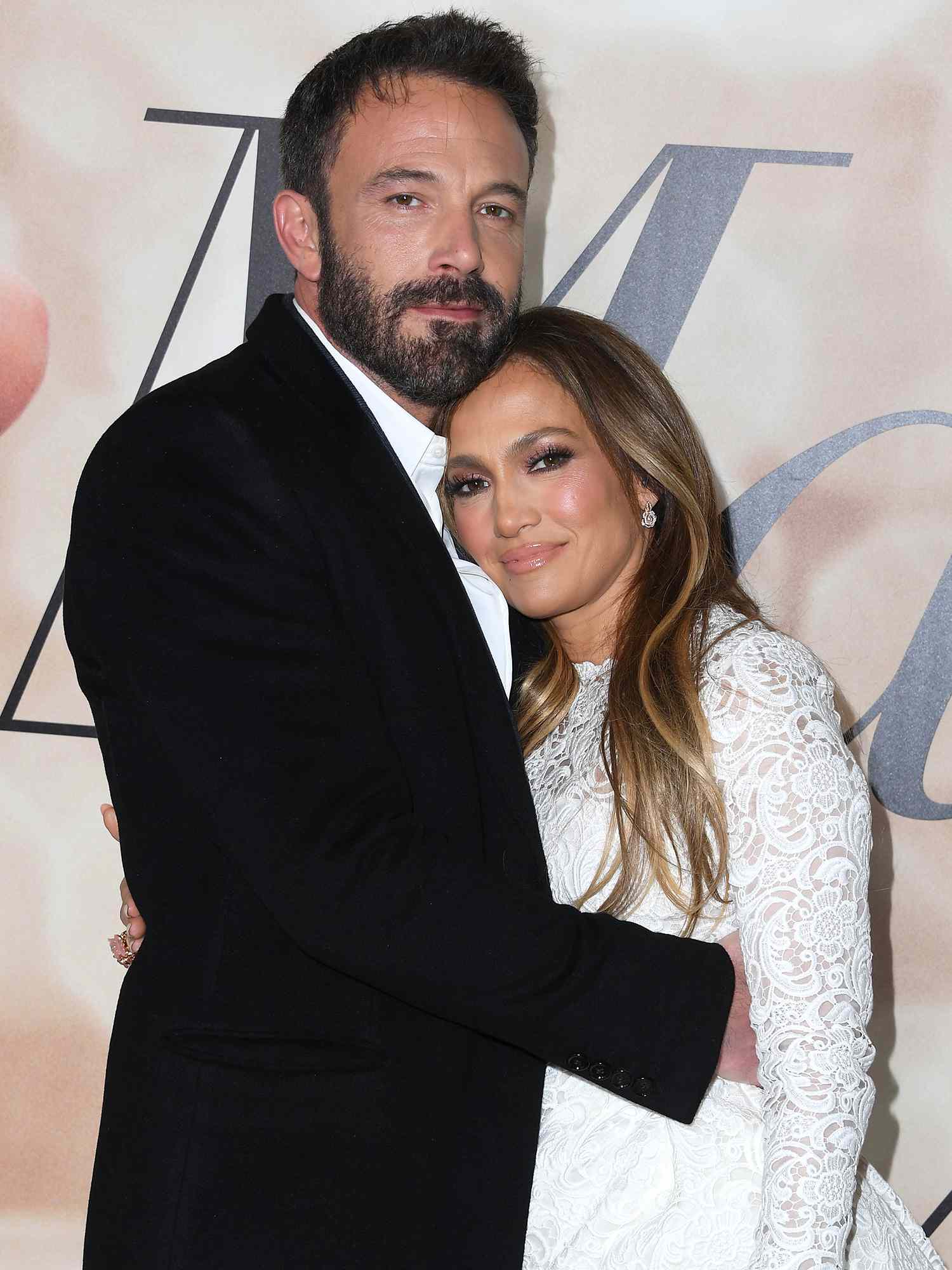 Ben Affleck and Jennifer Lopez arrive at the Los Angeles Special Screening Of "Marry Me" on February 08, 2022.