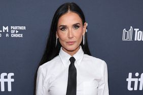 Demi Moore attends the premiere of "The Substance" during the 2024 Toronto International Film Festival 