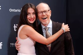 Ana de Armas and Ron Howard attend the premiere of "Eden" during the 2024 Toronto International Film Festival at Roy Thomson Hall on September 07, 2024 in Toronto, Ontario.