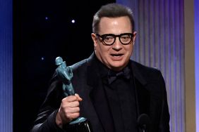 LOS ANGELES, CALIFORNIA - FEBRUARY 26: Brendan Fraser accepts the Outstanding Performance by a Male Actor in a Leading Role for "The Whale" onstage during the 29th Annual Screen Actors Guild Awards at Fairmont Century Plaza on February 26, 2023 in Los Angeles, California. (Photo by Kevin Winter/Getty Images)