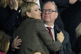 Princess Charlene and Prince Albert Share Rare PDA Moment During Rugby World Cup Final