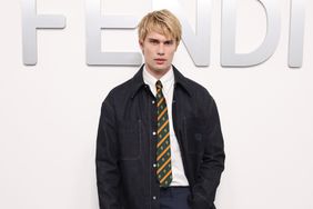 Nicholas Galitzine attends the Fendi Spring/Summer 2025 Fashion Show during the Milan Fashion Week - Menswear Spring/Summer 2025 at Superstudio Maxi on June 15, 2024 in Milan, Italy.