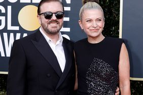 Ricky Gervais and Jane Fallon at the 77th Annual Golden Globe Awards