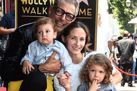 River Joe Goldblum, Jeff Goldblum, Emilie Livingston and Charlie Ocean Goldblum.