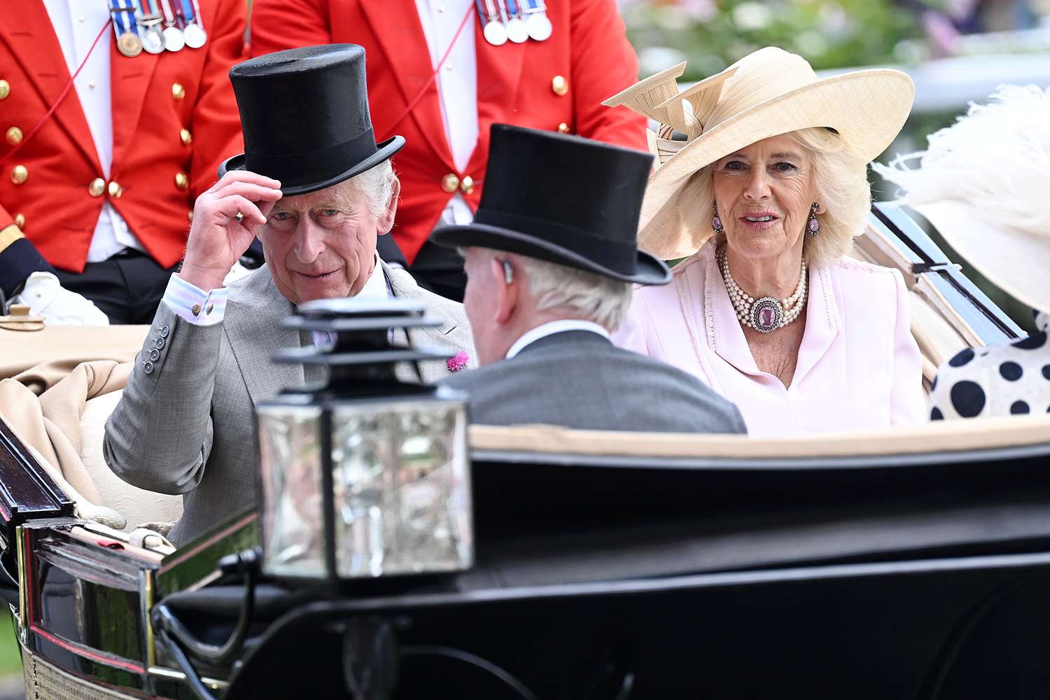 King Charles III and Queen Camilla attend day two of Royal Ascot 2023