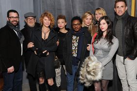 Steven Spielberg (2L) and family attend the "Young Ones" Dinner And Party hosted by The Snow Lodge x Eveleigh on January 18, 2014 in Park City, Utah