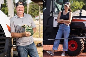 Chip Gaines and Bobcat help to rebuild the Bellas Hill Park in Waco, Texas, on Tuesday, July 16, 2024. 