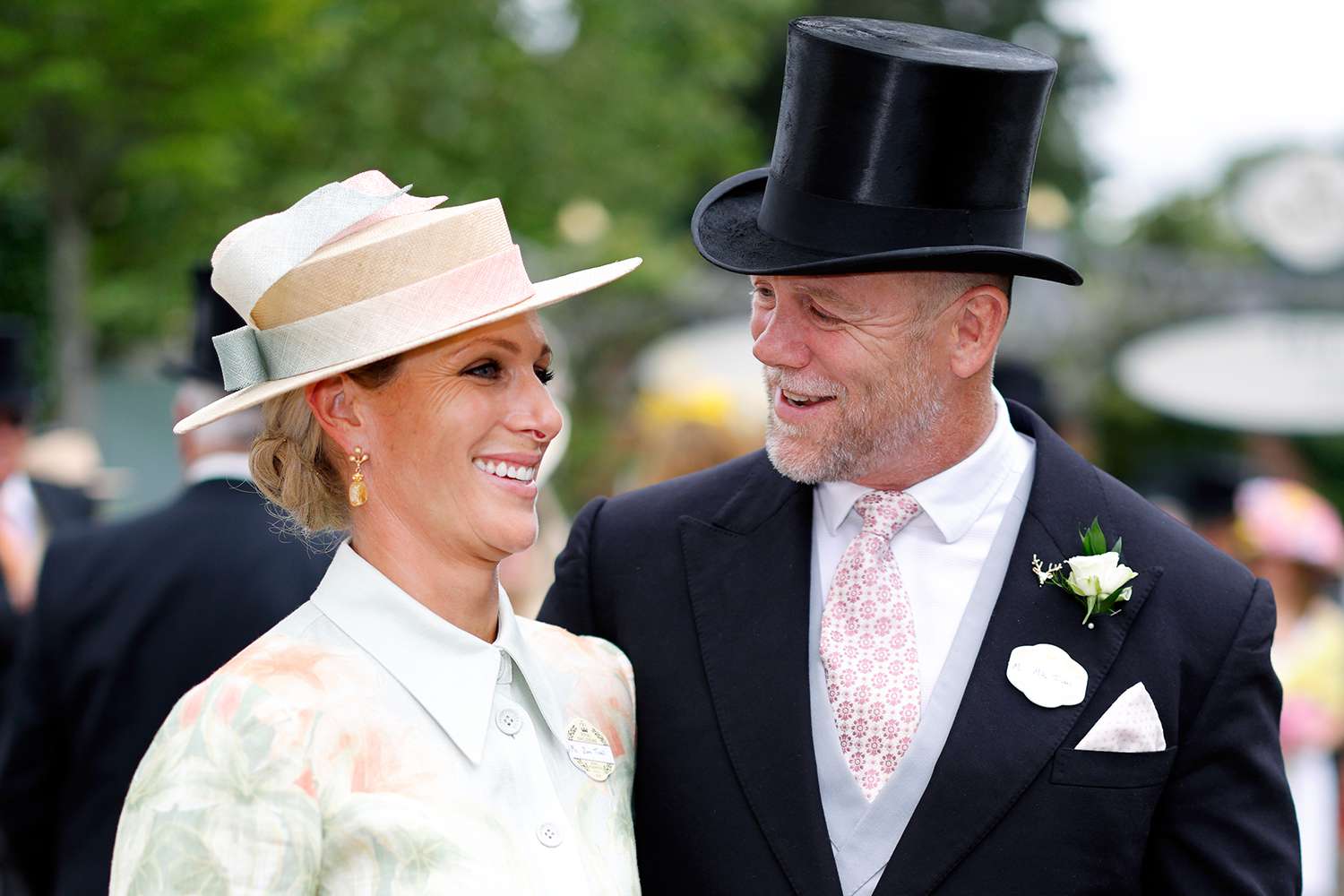 Zara Tindall and Mike Tindall attend day one of Royal Ascot 2023 at Ascot Racecourse