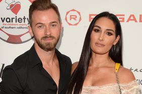 Artem Chigvintsev and Nikki Bella 9th Annual Variety Charity Poker & Casino Night, Paramount Studios, Los 