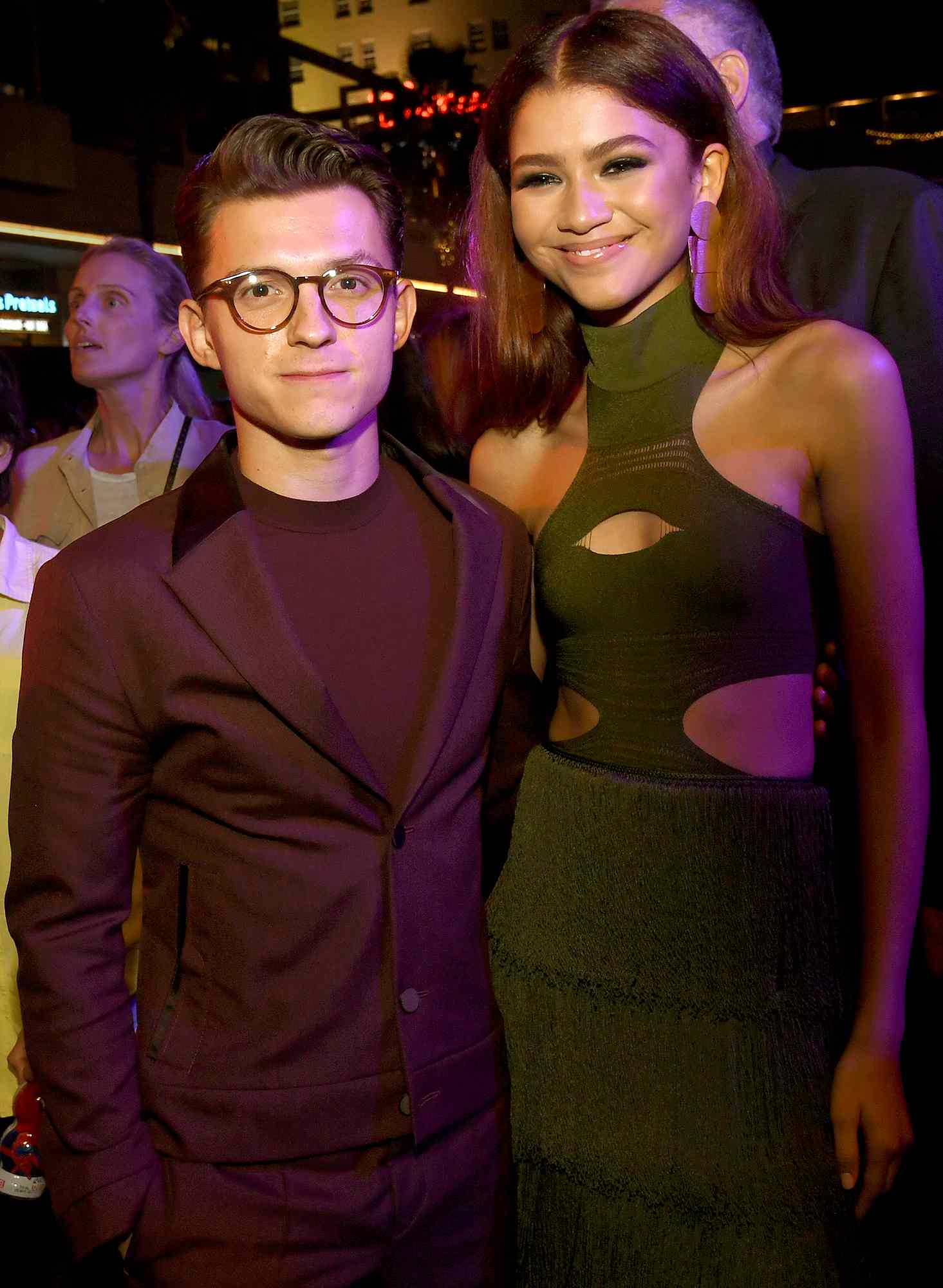 zendaya, tom holland