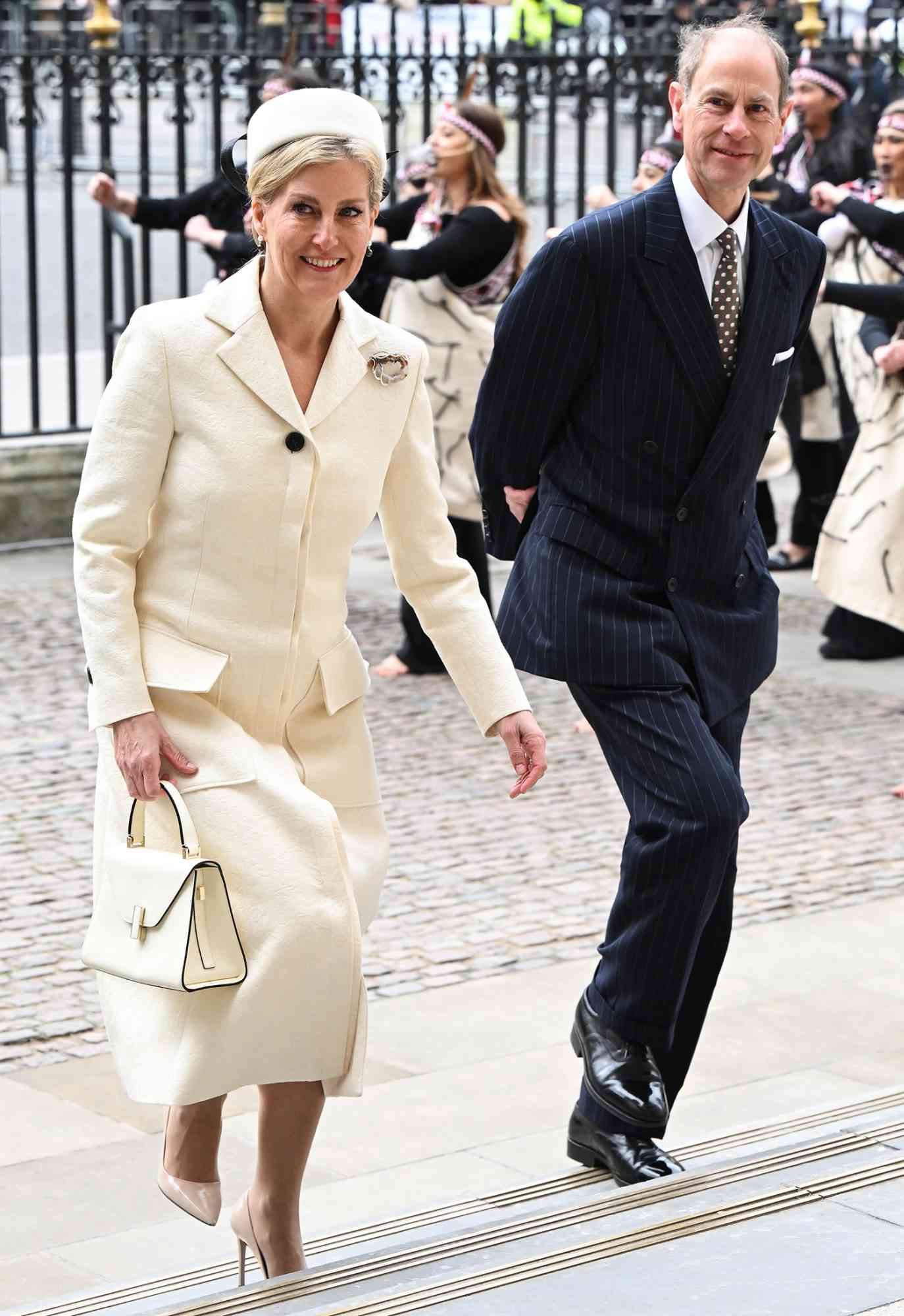 Sophie Duchess of Edinburgh and Prince Edward Duke of Edinburgh Commonwealth Day Service at Westminster Abbey