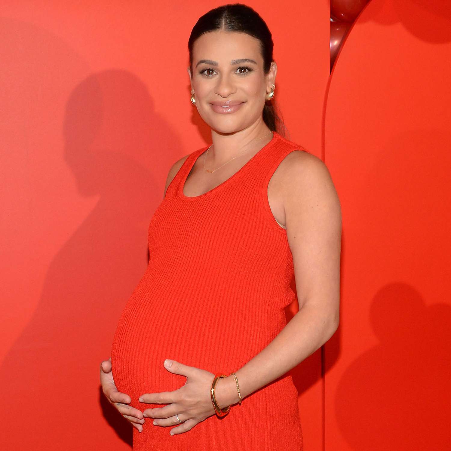 Lea Michele hosts an event in NYC with TYLENOL to share how she is preparing her medicine cabinet for baby #2 on July 23, 2024 in New York City