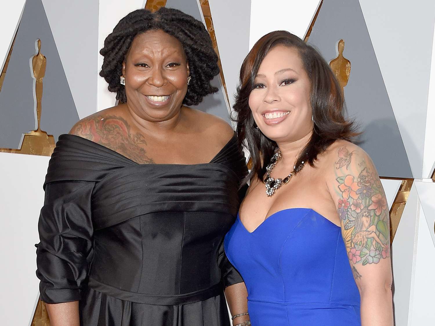 Whoopi Goldberg and Alex Martin attend the 88th Annual Academy Awards