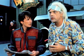 Mandatory Credit: Photo by Moviestore/Shutterstock (1536446a) (1536446a) Back To The Future Part Ii (Back To The Future 2), Michael J Fox, Christopher Lloyd Film and Television