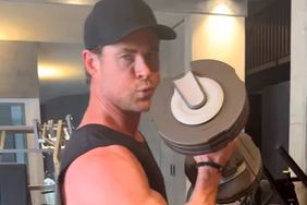 Chris Hemsworth Urges 'Get Your Pump On' with Flexy Arm Workout