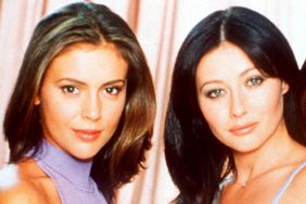 Alyssa Milano, Shannen Doherty from the tv show "Charmed" 