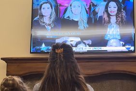 katherine schwarzenegger daughters watching biden