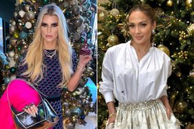 Jessica Simpson; Jennifer Lopez christmas trees