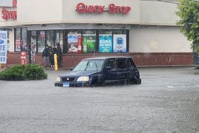 Floodwaters in Connecticut