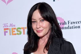 Shannen Doherty walks the carpet at the Farrah Fawcett Foundation's "Tex-Mex Fiesta" honoring Marcia Cross at Wallis Annenberg Center for the Performing Arts in Beverly Hills, California, on September 6, 2019