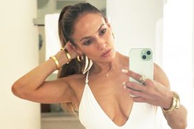 Jennifer Lopez Shares Mirror Selfie in Plunging White Bikini for Her Birthday