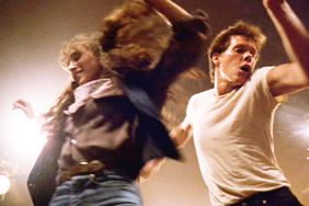 Sarah Jessica Parker as Rusty and Kevin Bacon as Ren MacCormack in Footloose 1984