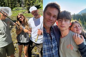 Tom Brady on outdoorsy trip with kids