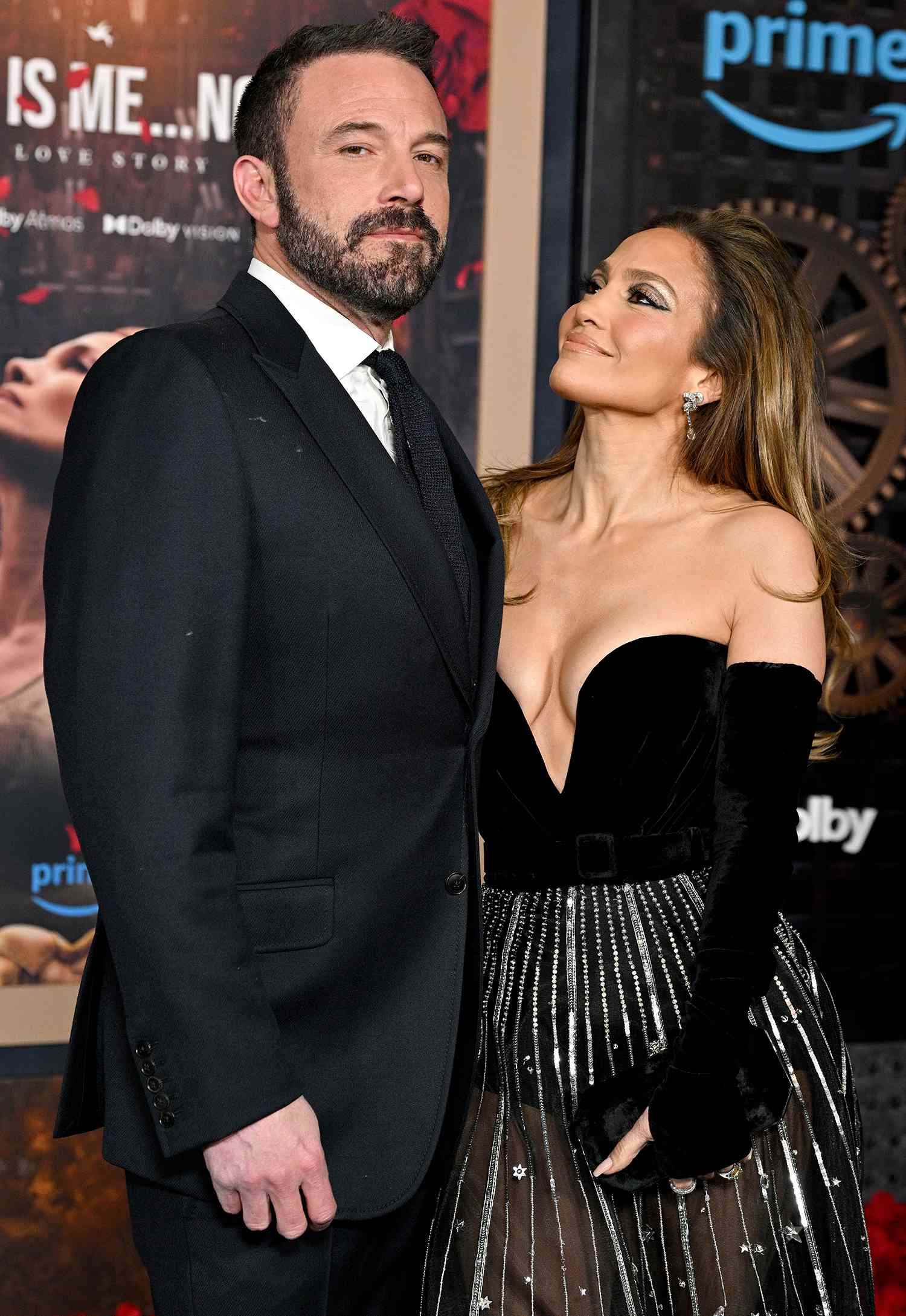 Ben Affleck and Jennifer Lopez attend the Los Angeles Premiere Of Amazon MGM Studios "This Is Me...Now: A Love Story" 