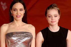 Angelina Jolie and Shiloh Jolie Pitt attend the red carpet of the movie "Eternals"