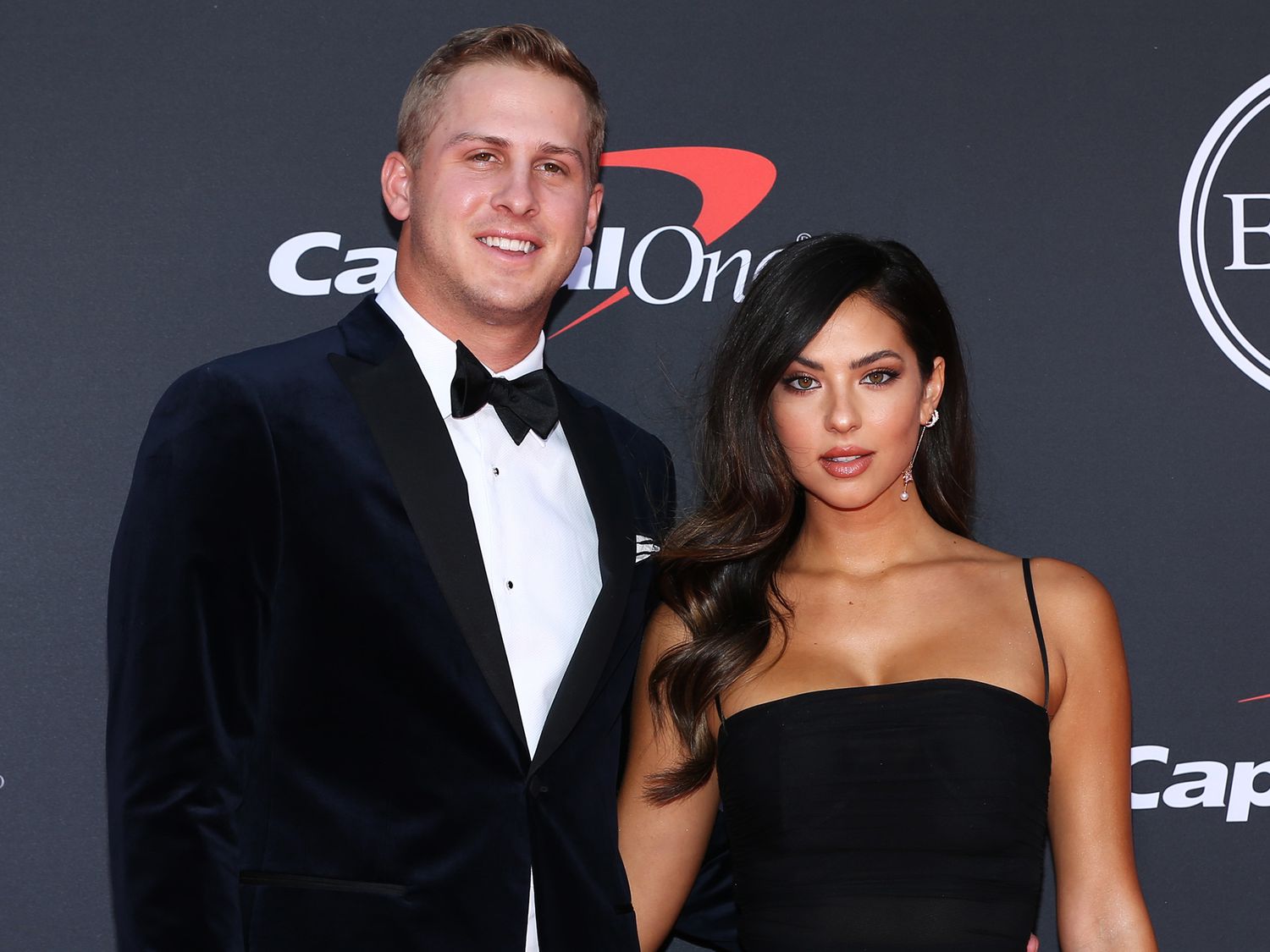 Jared Goff and Christen Harper attend The 2019 ESPYs at Microsoft Theater on July 10, 2019 in Los Angeles, California