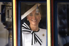 Catherine, Princess of Wales during Trooping the Colour on June 15, 2024 in London, England. 