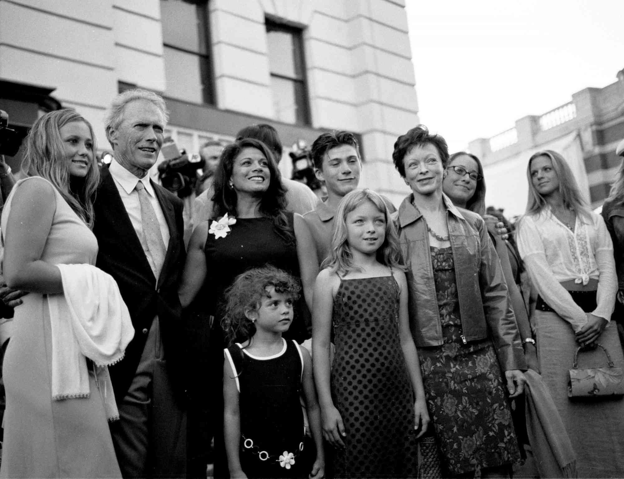 Clint Eastwood and family