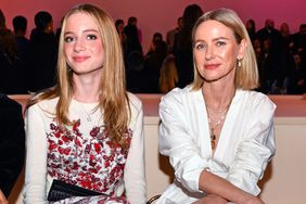  Naomi Watts (C) and daughter Kai attend the Dior pre-fall fashion show at the Brooklyn Museum